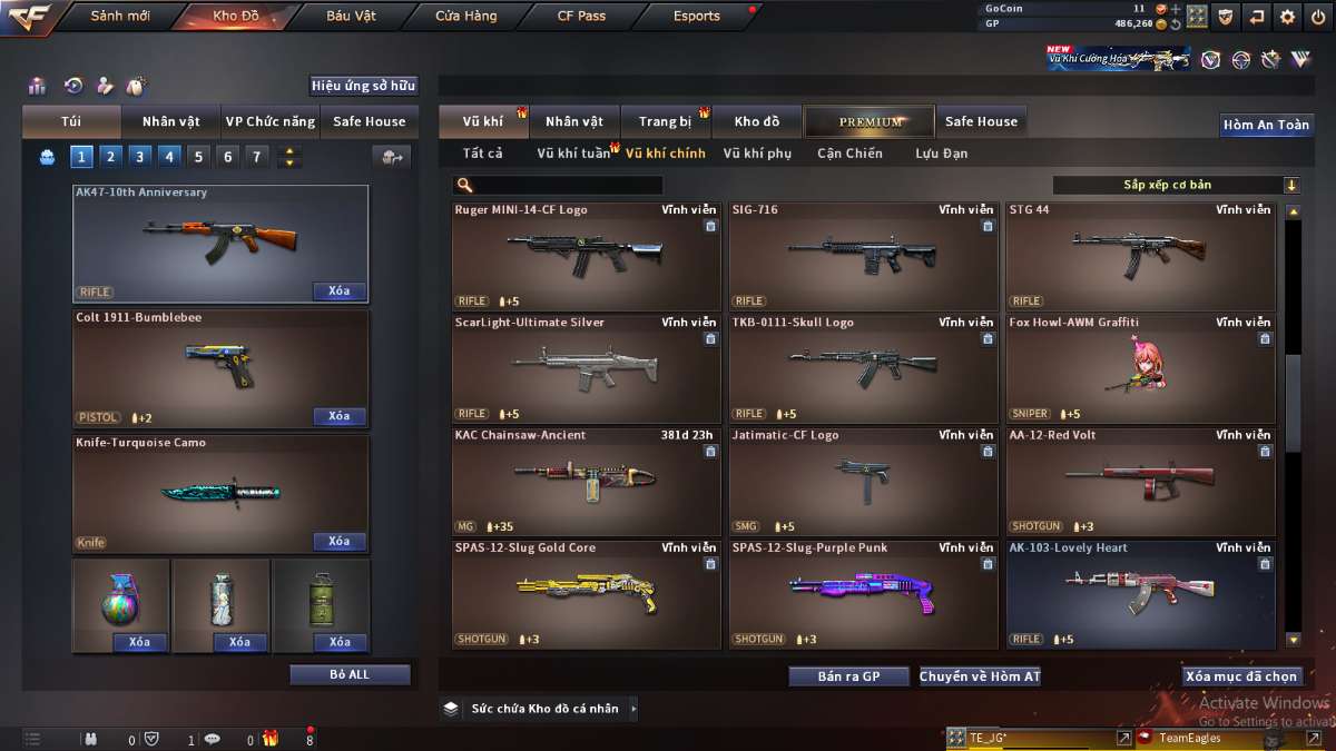 shop acc cf uy tin gia re